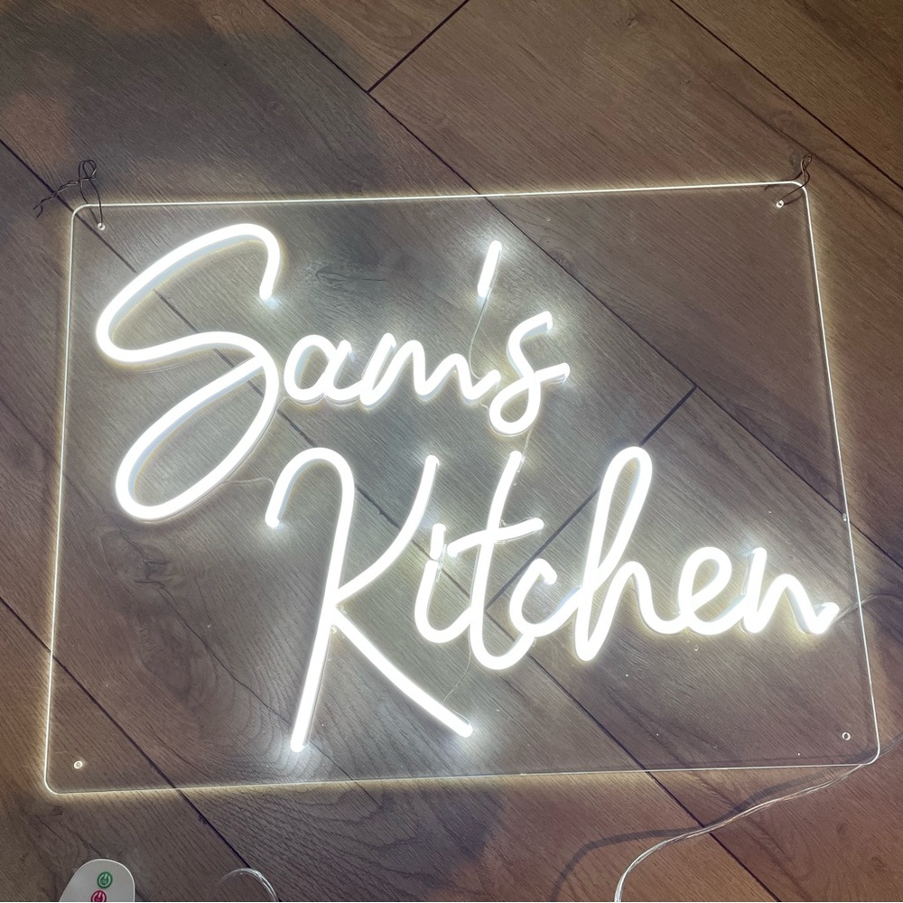Sam’s kitchen neon sign